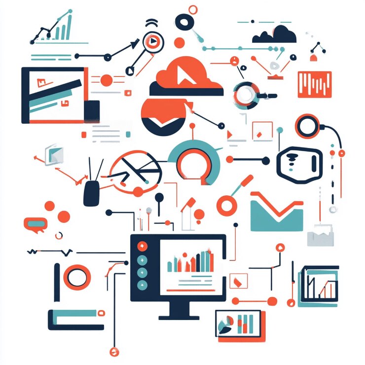 Foto un gráfico que muestra la relación entre el seo sem y la estrategia general de marketing digital2