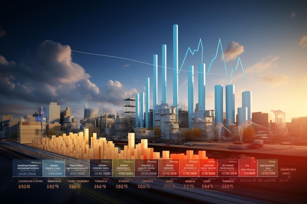 Gráfico que representa o impacto do investimento