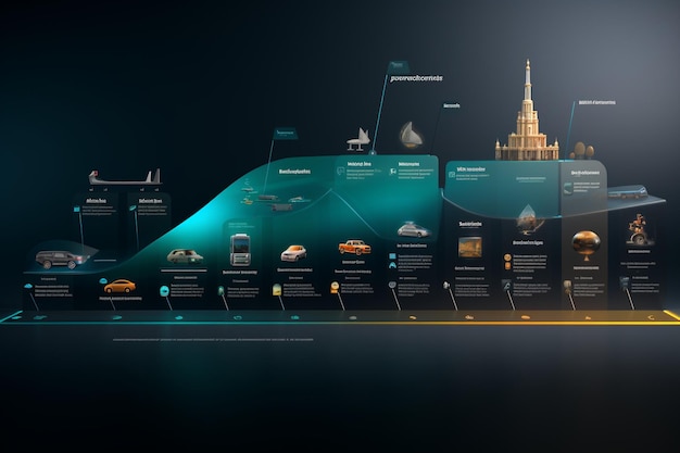 Gráfico que representa el viaje de una empresa de Generative ai