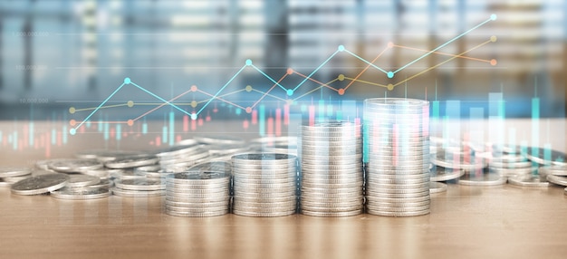 Gráfico de velas del gráfico de comercio de divisas del mercado de valores adecuado para el concepto de inversión financiera y monedas