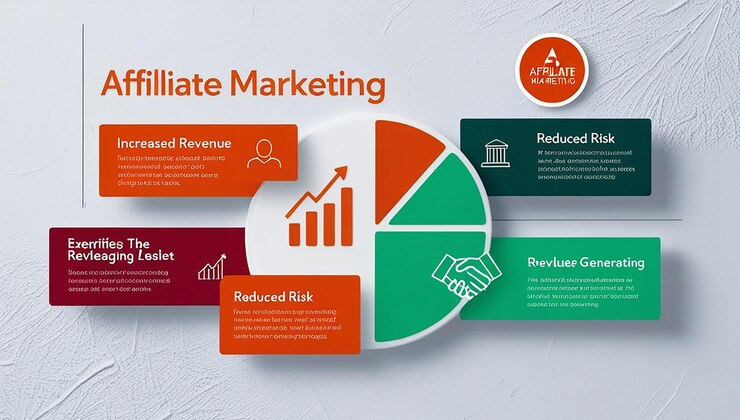 Foto gráficos digitales de marketing de afiliados