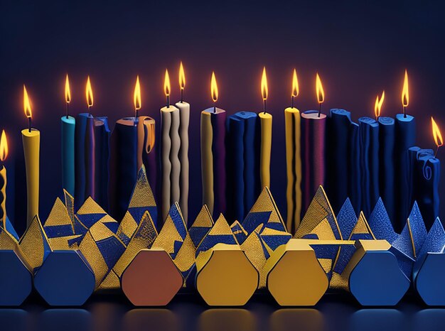 Gráficos de fondo de Hanukkah