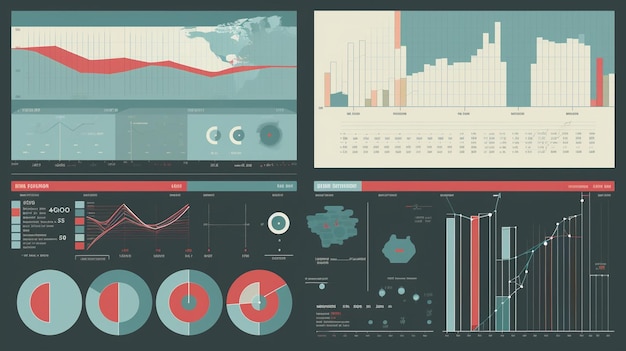 Foto gráficos informativos y visualizaciones de datos