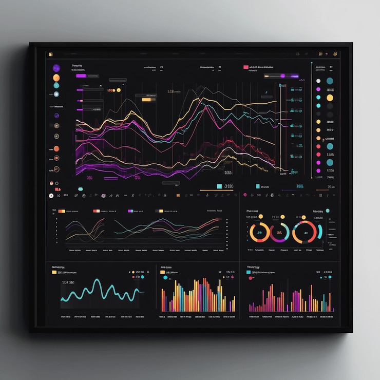 Foto gráficos interactivos para un tablero de datos