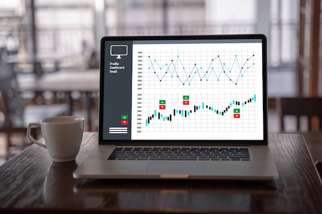 Gráficos del tablero de ventas de marketing de clientes