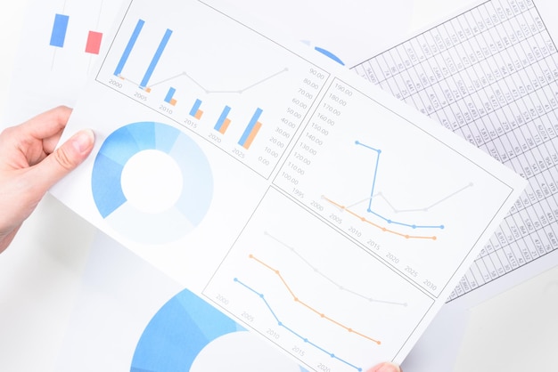 Gráficos utilizados para reuniones en el trabajo