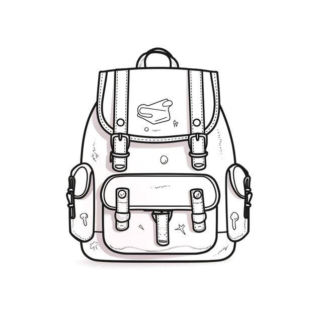 Grafik des Rucksacks