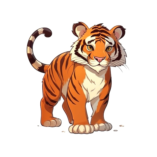 Grafik des Tigers
