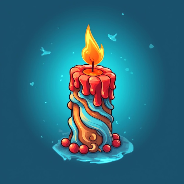 Grafik einer Kerze
