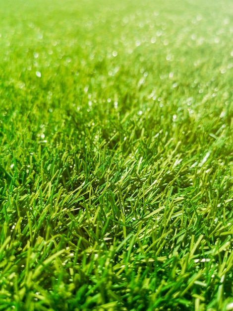 Grama verde artificial textura de fundo de grama verde
