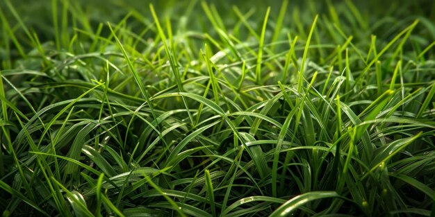 grama verde espessa no prado IA generativa