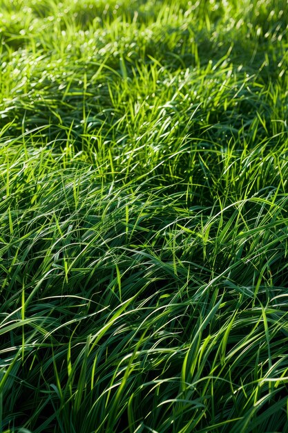 grama verde espessa no prado IA generativa