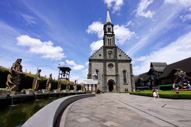 Foto gramado brazil 27 de novembro de 2023 paisagem urbana da cidade de gramado, rio grande do sul, brasil