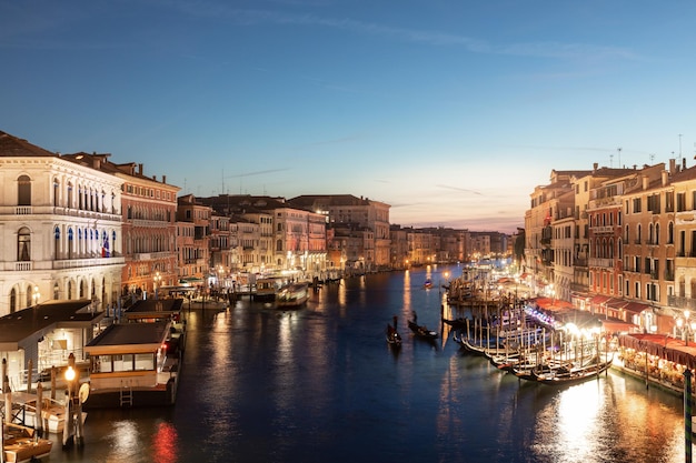 Gran Canale (Gran Canal) de Venecia, Véneto, Italia.