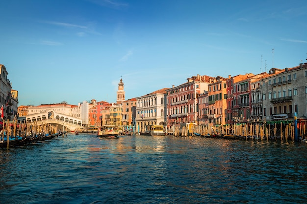 Gran Canale (Grand Canal) von Venezia, Veneto, Italien.