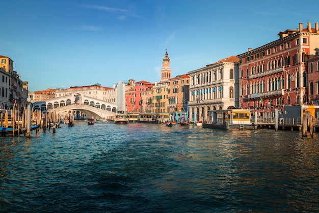 Gran Canale (Grande Canal) de Venezia, Veneto, Itália.