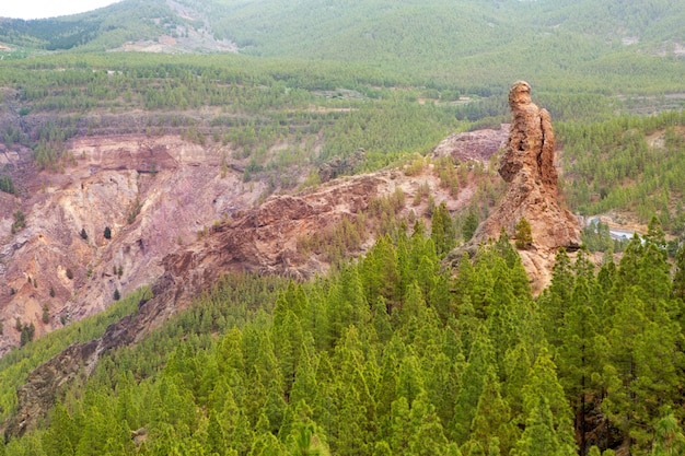 Gran Canaria roque el fraile en tejeda