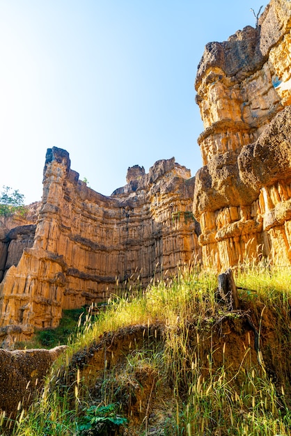 El Gran Cañón de Chiang Mai o Pha Chor en el Parque Nacional Mae Wang, Chiang Mai, Tailandia