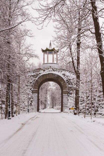 El gran capricho y el camino debajo de él en Pushkin