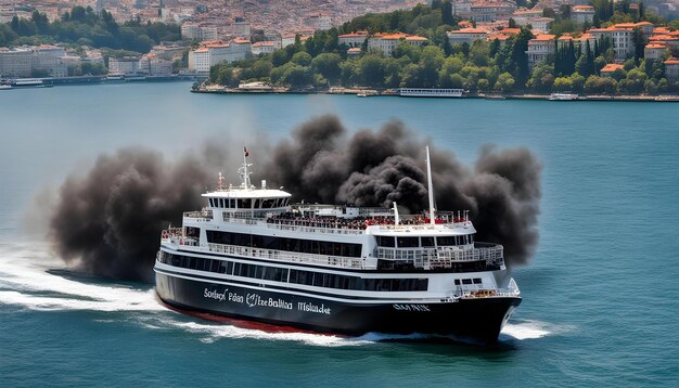 Foto un gran crucero con la palabra san diego en el lado