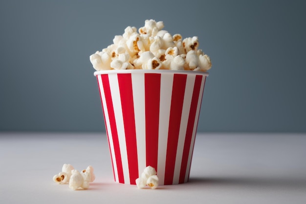 Un gran cubo de palomitas de maíz genera Ai