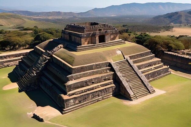 Foto un gran edificio con la palabra antigua en la parte superior