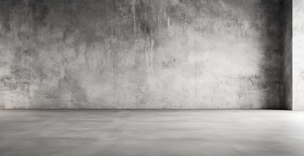 Gran estudio fotográfico espacioso estudio gris para diseño y publicidad imagen generada por IA
