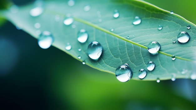 Una gran gota de agua refleja el medio ambiente