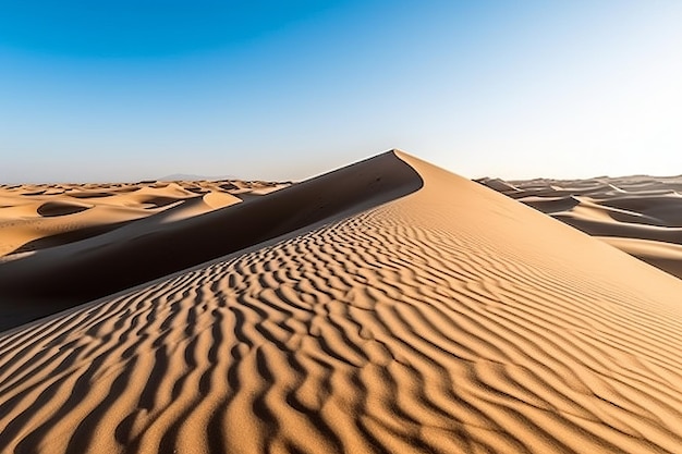 Gran imagen del paisaje natural del desierto