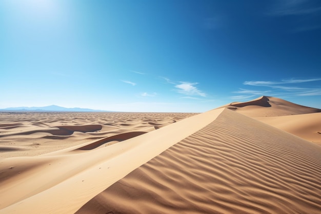 Gran imagen del paisaje natural del desierto