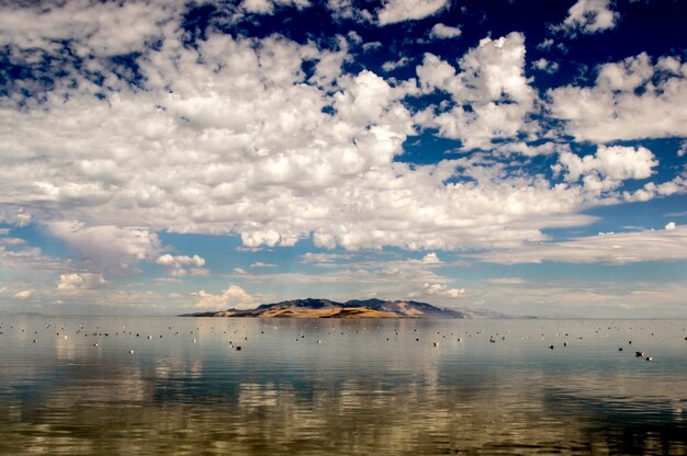 El Gran Lago Salado. Estados Unidos Estado de Utah