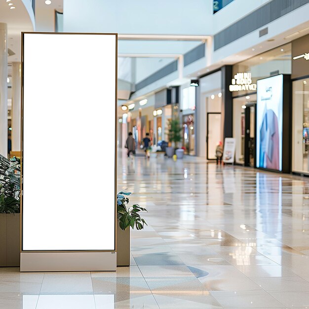 Foto un gran letrero en un centro comercial que dice macys