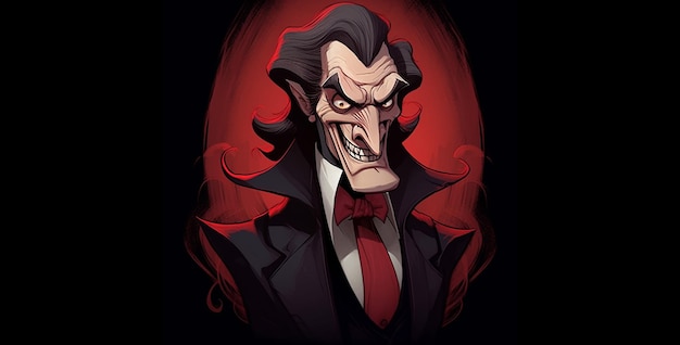 gran lobo feroz artistas unidos dibujos animados drácula híbrido fondo de pantalla hd