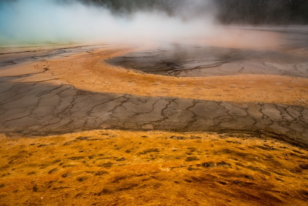 Foto gran manantial prismático