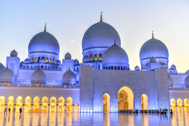 Gran Mezquita Sheikh Zayed en Abu Dhabi, Emiratos Árabes Unidos