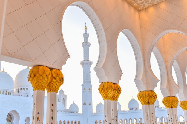 Gran Mezquita Sheikh Zayed en Abu Dhabi, Emiratos Árabes Unidos