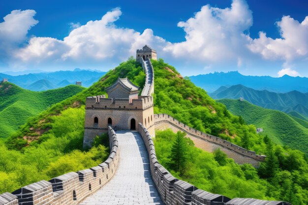 La gran muralla de China Generative ai