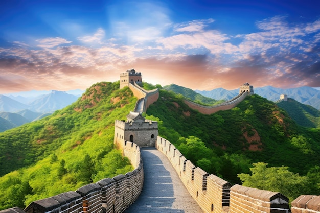 La gran muralla de China Generative ai