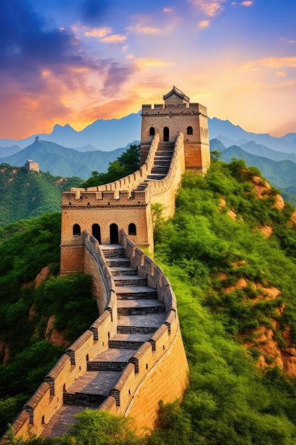 La Gran Muralla de China Generativo ai