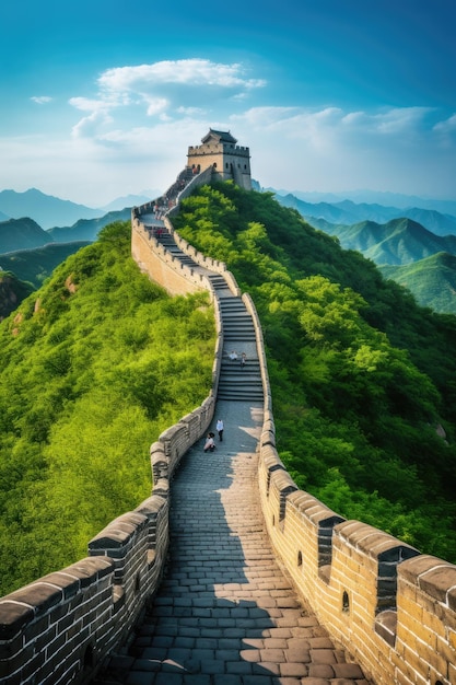 La gran muralla china IA generativa