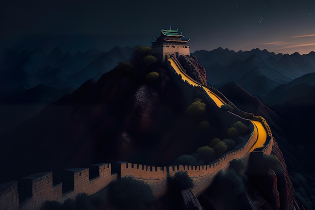 La Gran Muralla de China Inteligencia Artificial Generativa