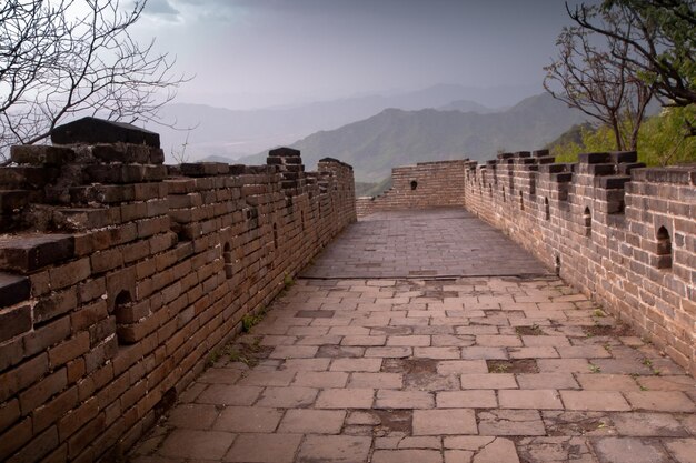 La Gran Muralla China en la sección Mutianyu cerca de Beijing.