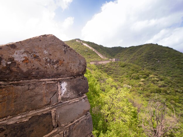 La Gran Muralla China en la sección Mutianyu cerca de Beijing.