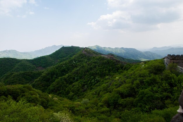 La Gran Muralla China en la sección Mutianyu cerca de Beijing.