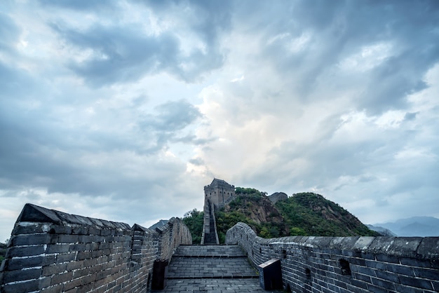 Foto la gran muralla de china.