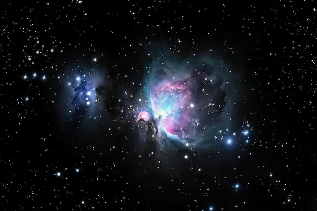 Gran Nebulosa de Orión M42, en la constelación de Orión, Vía Láctea