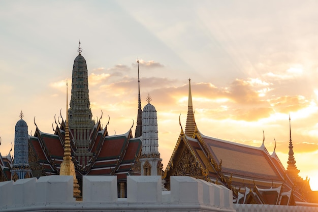 Gran Palacio de Wat Phra Kaew en BangkokTailandia