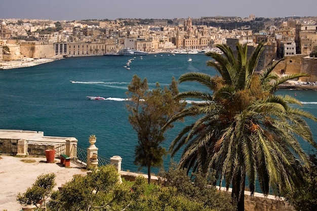 El gran puerto de La Valeta, Malta