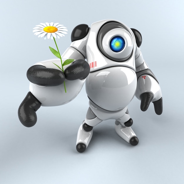 Gran robot - Ilustración 3D