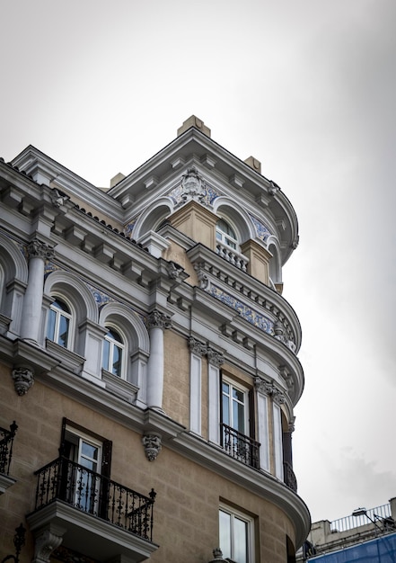 Gran via, Imagem da cidade de Madrid, sua arquitetura característica